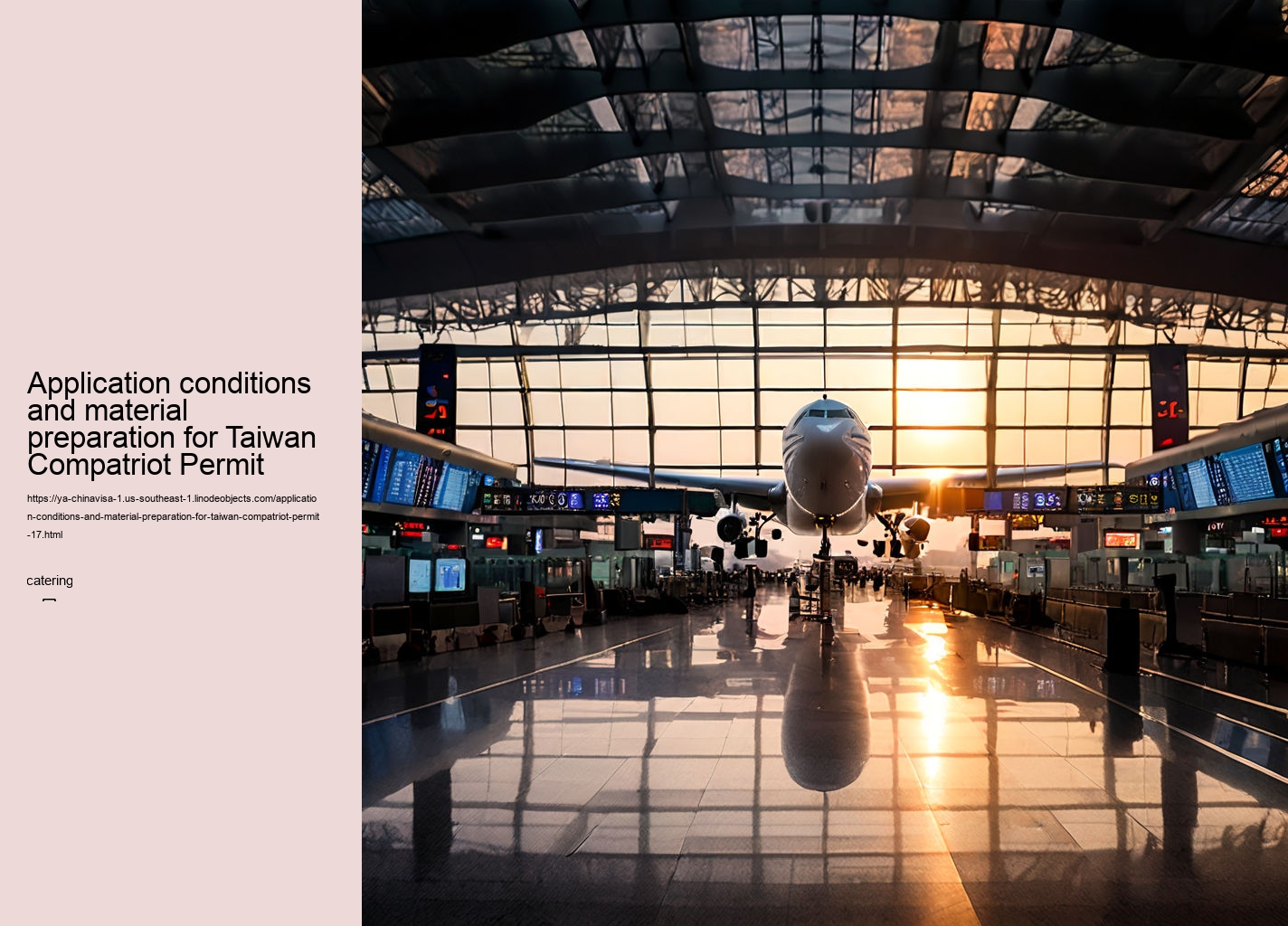 Application conditions and material preparation for Taiwan Compatriot Permit